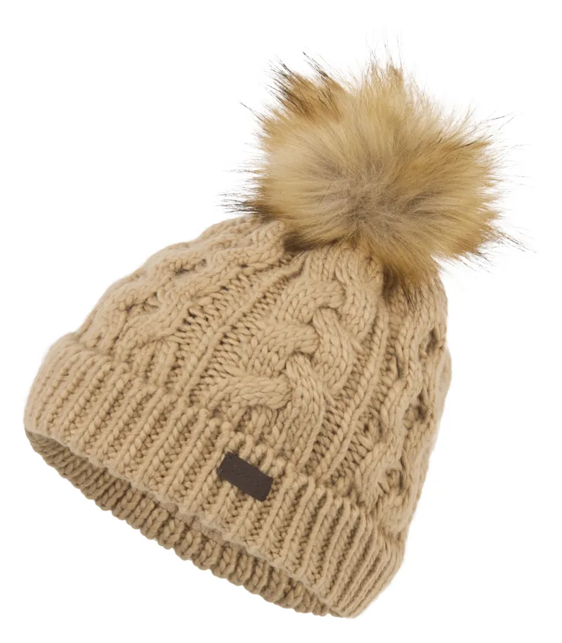 Schoffel Bakewell Hat and Scarf Set - Oat-1